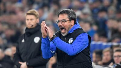 Schalke manager David Wagner has guided his team up to fifth in the Bundesliga this season. AFP