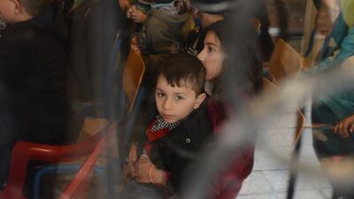 Even if they find roofs to put over their children’s heads, refugee parents struggle to provide food and education as they are not allowed to work. Naser Al Wasmi / The National