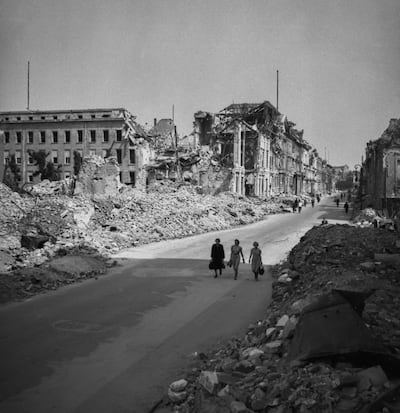 The Marshall Plan helped rebuild Berlin and other German cities from the ruins of 1945. Getty