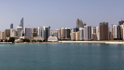 The UAE government spent about Dh78.13bn in the third quarter. Pictured, Abu Dhabi. Christopher Pike / The National