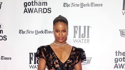 Taylour Paige arrives. AFP