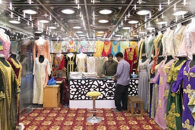 Souq Saleh sits on Sheikh Humaid bin Rashid Al Nuaimi Street in the Nakheel neighbourhood. Reem Mohammed / The National