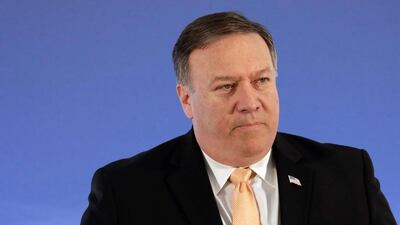 Mr Pompeo’s stop in UAE is part a long trip that will take him to Pyongyang, Tokyo, Hanoi, Abu Dhabi, and Brussels starting this Thursday and continuing until July 12. Yuri Gripas / Reuters