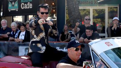 Presley was famous for giving friends Cadillacs. AFP