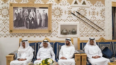 Sheikh Mohamed bin Zayed, Crown Prince of Abu Dhabi and Deputy Supreme Commander of the UAE Armed Forces meets with King Salman of Saudi Arabia at Al Auja Palace in Riyadh.