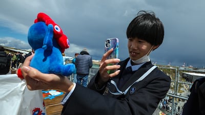 School children and visitors from across Japan and overseas create memories at Expo 2025 Osaka. Victor Besa / The National
