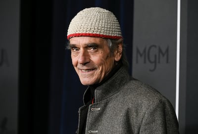 Jeremy Irons stars in 'Cello', which was partly shot in Saudi Arabia. AP