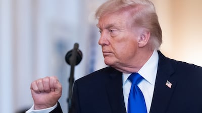 US President Donald Trump on Monday held a ceremony at the White House for families of Americans killed by immigrants. Bloomberg