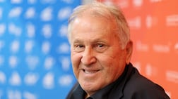 The Brazil legend Zico, ambassador for the Open Masters Games Abu Dhabi 2026, sat down for an interview with The National at ADNEC, Abu Dhabi. Chris Whiteoak / The National