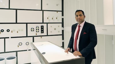 Althaf Ali, the chief executive at LED World. Satish Kumar / The National