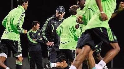 Carlo Ancelotti, centre, is becoming one of the league's most attack-minded manager's ever.