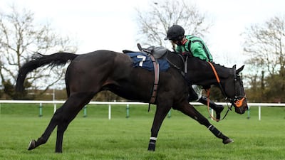 Jockey Paul O'Brien is unseated by Nightline in the tote.co.uk Ten To Follow Conditional Jockeys' Veterans' Handicap Chase series qualifier at Huntingdon Racecourse in England on Tuesday, November 10. PA