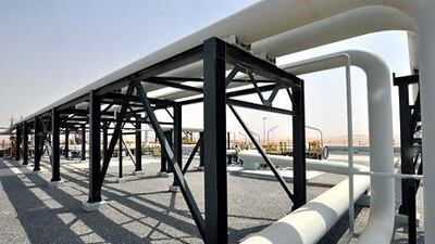 The Abu Dhabi Crude Oil Pipeline allows the transportation of onshore crude from Habshan in Abu Dhabi to a terminal and export facilities in Fujairah. Courtesy Ipic