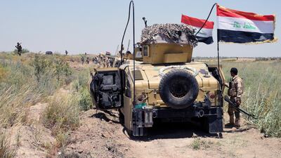 The Iraqi Army in the western province of Al Anbar. EPA