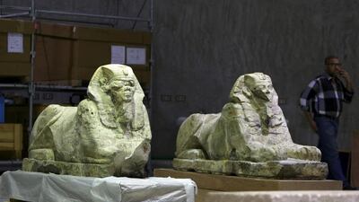 The museum was originally scheduled to already have opened but was repeatedly delayed over what the government said was lack of funds. Mohamed Abd El Ghany / Reuters