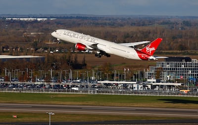 Virgin Atlantic says its London to Tel Aviv route will remain suspended until March. Reuters
