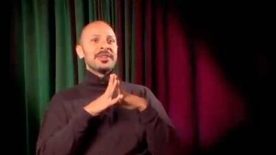 Maz Jobrani in Dean Obeidallah and Max Brooks' "Middle Eastern Acting School."