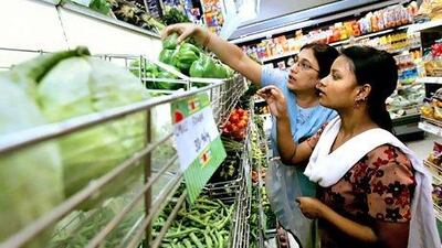 India is grappling with a ballooning fiscal deficit and high inflation levels. Findlay Kember / AFP