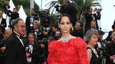 Lana El Sahely attends the screening of 'Oh Mercy!' during the Cannes Film Festival on May 22, 2019. Getty Images