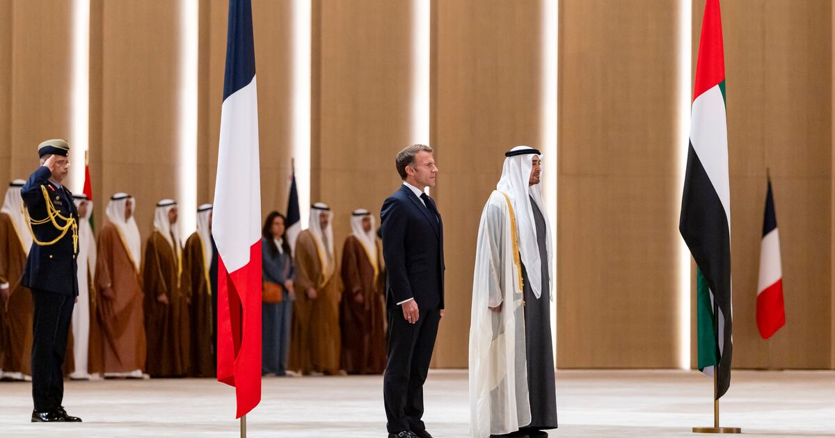 Präsident Scheich Mohammed führt Gespräche mit Macron über Energie und KI