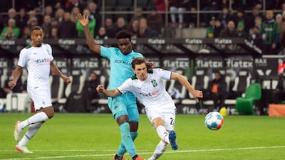 =10) Jonas Hofmann (Borussia Monchengladbach) Seven goals in 15 games. AP