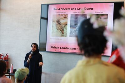 Nouf Alqadi founded a community initiative that aims to highlight the importance of protecting nature. Photo: Nouf Alqadi