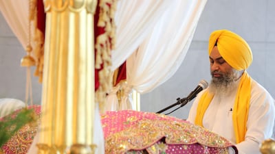 The temple, in Jebel Ali, has an estimated 50,000 members.