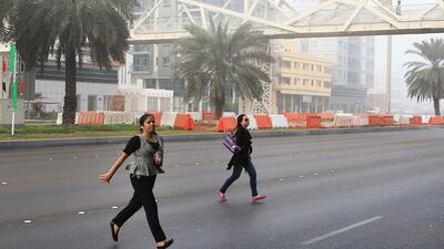 A reader urges town planners to observe pedestrian behaviour to be able to build safer roads. Ravindranath K / The National