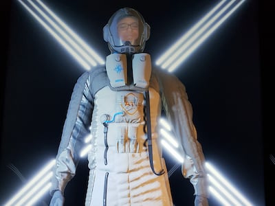 Journalist Saeed Saeed in his future role as an Asteroid Fleet Pilot. Photo: Saeed Saeed