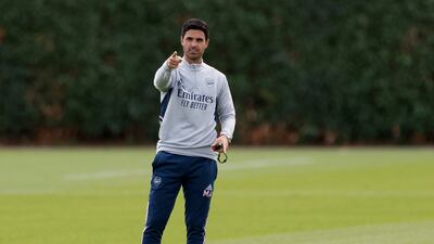 Arsenal manager Mikel Arteta. Reuters