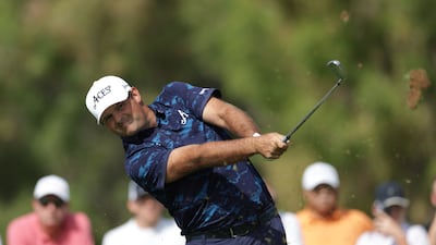 Patrick Reed of USA during the third round of the Hero Dubai Desert Classic. EPA