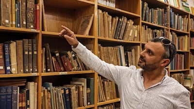 Rami Salameh is the restoration expert at the library