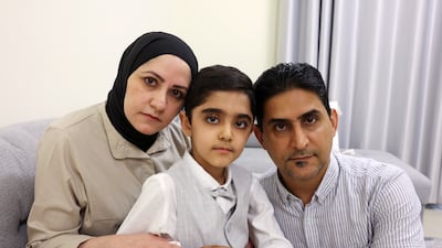 Yousef Hayder Al Waaeli has Duchenne muscular dystrophy. Chris Whiteoak / The National