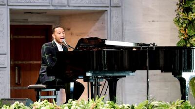 John Legend makes his third appearance at the festival. EPA