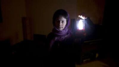In the dark: Daily power failures lasting several hours are plunging Iranian neighbourhoods into darkness.
