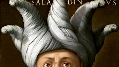 Portrait of Saladin (1560) by Cristofano Dell Altissimo. Getty