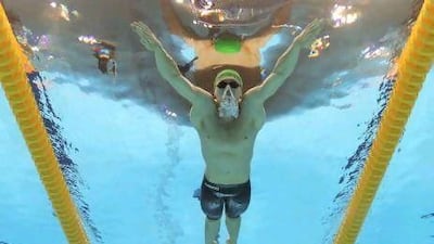 Cameron van der Burgh won the 100m breaststroke race. Adam Pretty / Getty Images