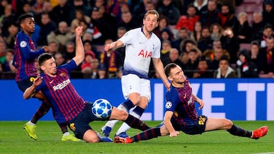 Tottenham Hotspur 2 Burnley 0 Why? Since losing to Arsenal it has been an impressive response from Tottenham, highlighted by their draw in Barcelona that achieved Uefa Champions League qualification to the last 16. With Harry Kane, pictured, and Dele Alli in good form another three points come here. AFP