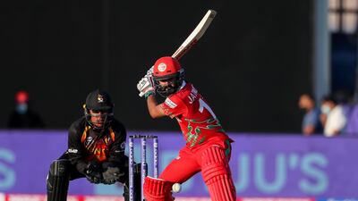 Oman's Jatinder Singh scored an unbeaten 73 against Papua New Guinea. AP