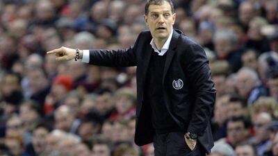 Slaven Bilic shown managing Besiktas against Liverpool at Anfield in the Europa League in February. Oli Scarff / AFP / February 19, 2015