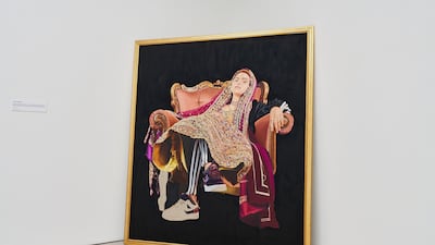 'I beg you to define me' by Azraa Motala on display at South Asia Gallery, Manchester Museum. Photo: Manchester Museum