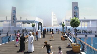 Construction is due to start before the end of 2014, with anticipated completion in mid-2016. Courtesy Nakheel