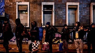 The migrants were belived to have been mainly African and Middle Eastern and had fled conflict. AFP