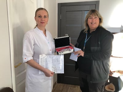 People who have been helped with aid by Wendy Warrington. Photo: Wendy Warrington