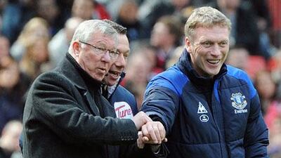 David Moyes, right, could be a worthy successor of fellow Scotsman Sir Alex Ferguson at Manchester United. Peter Powell / EPA