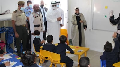 Emirates Red Crescent established the Specific Learning Disability Centre for People of Determination at the Emirati-Jordanian refugee camp in Mrajeeb Al Fhood. Photo: Wam