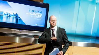 Yngve Slyngstad came under what some called a 'propaganda' attack after his comments. Bloomberg