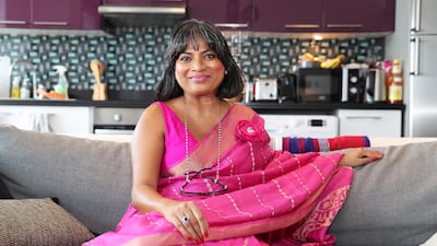 Ketaki Golatkar pays Dh170,000 for a one-bedroom apartment at Cayan Tower in Dubai Marina. All photos: Pawan Singh / The National