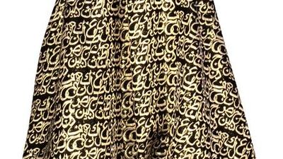 Essa Walla's calli bubble dress, Dh1,500. Courtesy The cARTel