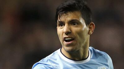 Sergio Aguero is available again for Manchester City after recovering from a calf injury. Kirsty Wigglesworth / AP Photo